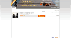 Desktop Screenshot of cubahoy.festik.net